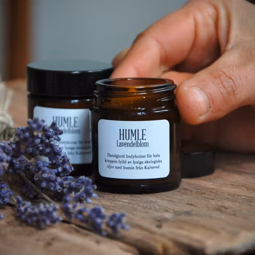 HUMLE Bodybutter Lavendelblom - extra närande och skyddande kroppssmör - 60 ml/120 ml