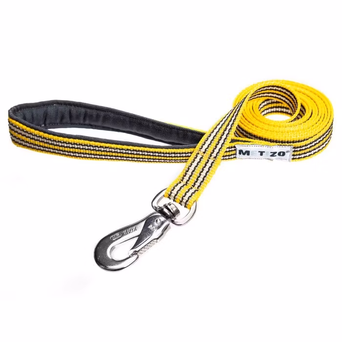 Metizo koppel, fodrat handtag, reflex Gul - 20mm - 180cm