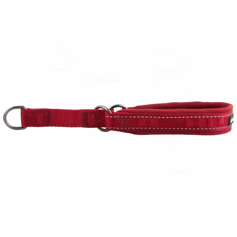 Hurtta Casual halsband, halvstryp, lingonröd