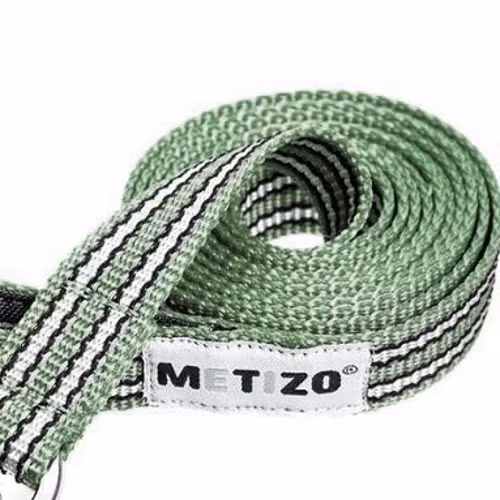 Metizo NoseWorks-koppel Gummi utan handtag med reflex Olivgrön 4m/5m Nosework