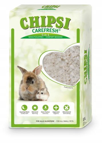 Chipsi Carefresh® Pure White -Burströ/Bäddmaterial 10L