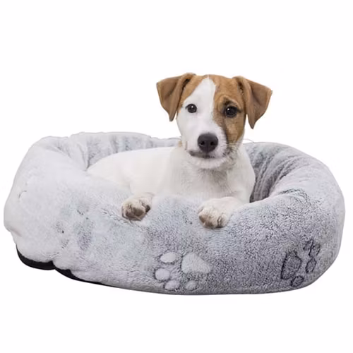 Bädd Nando, rund, 50 × 40 cm, ljusgrå