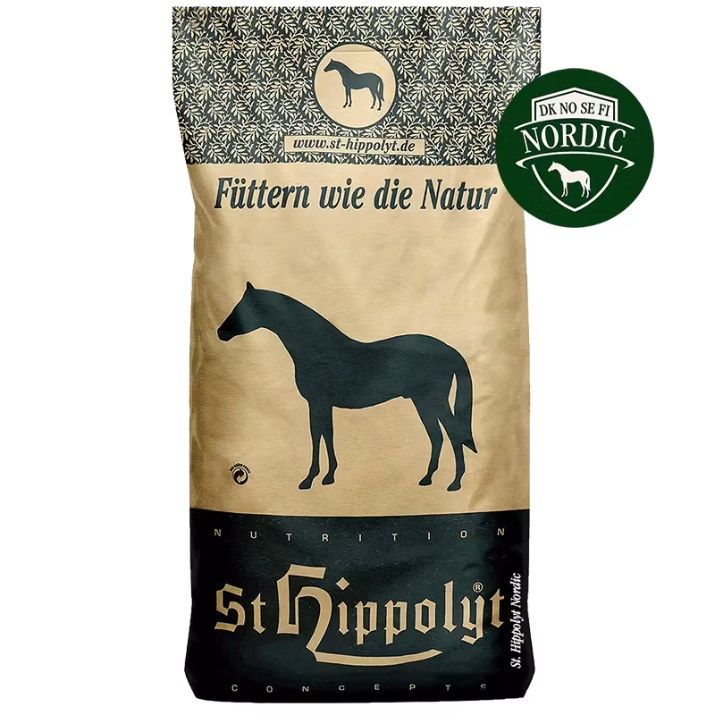 St Hippolyt Muscle Fibre, 15 kg- för lättfödda hästar med ett högt proteinbehov