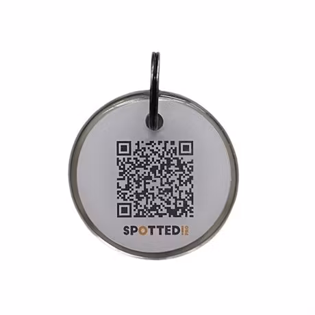 Spotted! ID-tag med spårning (QR-kod) - Small 23 mm