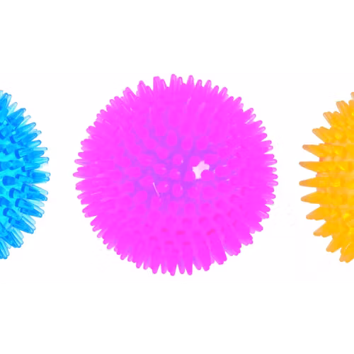 Gummiboll med piggar, TPR, flytande
