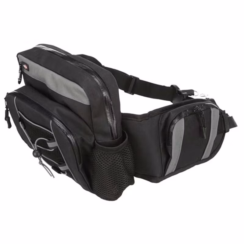 Midjeväska DogActivity 57-138 cm, svart/grå