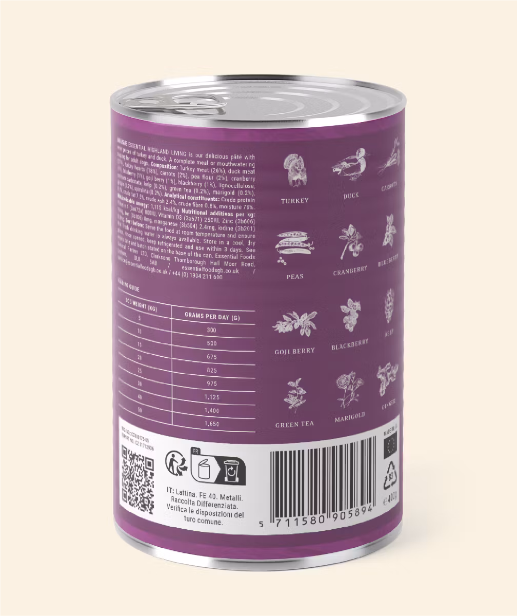 ESSENTIAL HIGHLAND LIVING PÂTÉ, STYCKVIS ELLER  6 x 400G