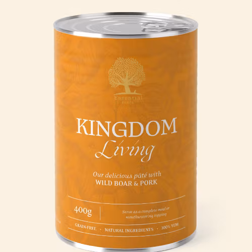 ESSENTIAL KINGDOM LIVING PÂTÉ, STYCKVIS ELLER  6 x 400G