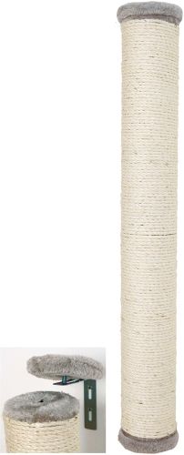 Klösrulle för väggmontage, ø 11 × 80 cm, grå