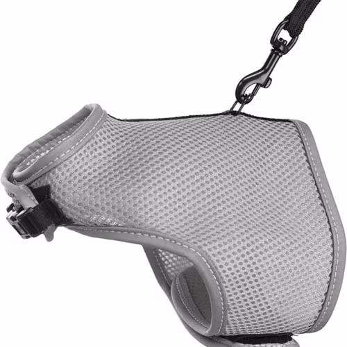 Kattsele mjuk med koppel, 24-42 cm, 1,20 m, blandade färger