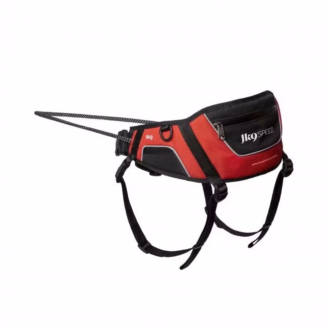 JK9®Speed Belt- Midjebälte/HandsFreebält, röd