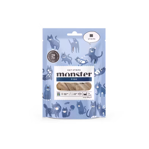 Monster Cat Strips Fish 50 gr