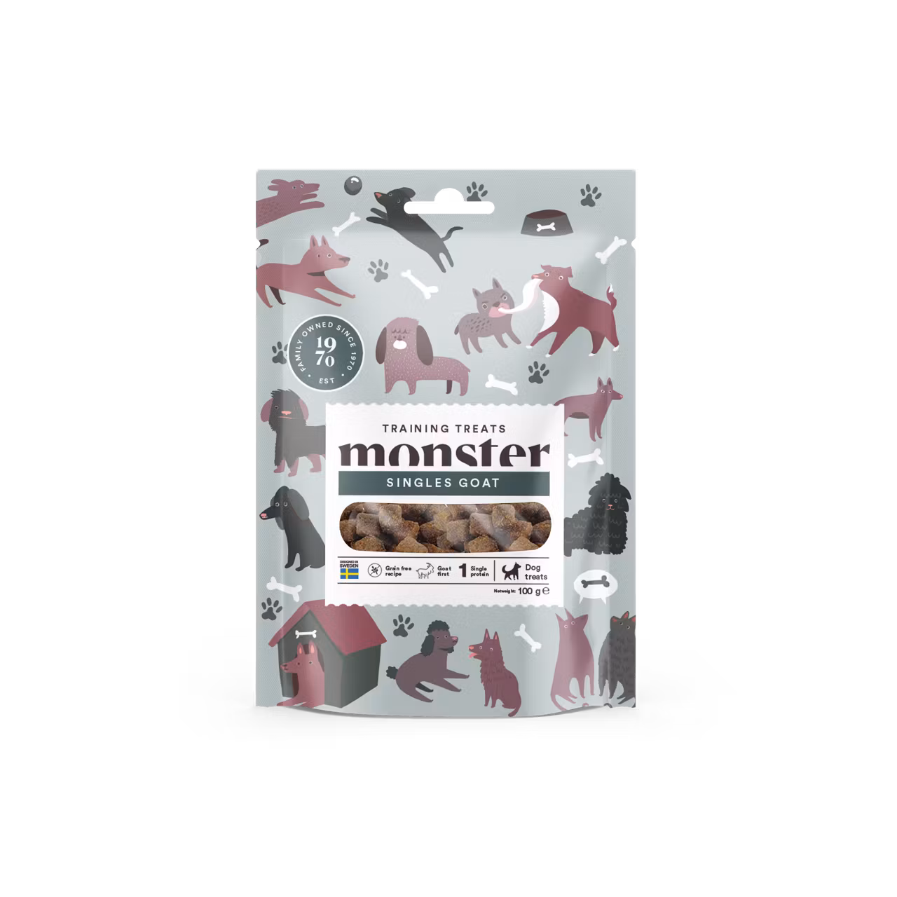 Monster Dog Training Treats Goat/Get 100 gram