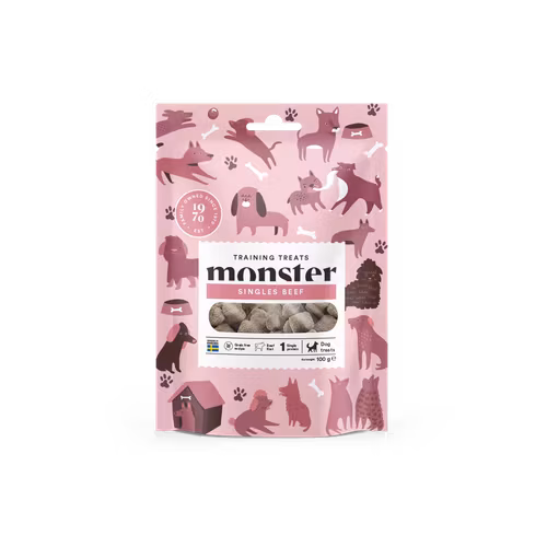 Monster Dog Training Treats Beef/Nöt 100 gram