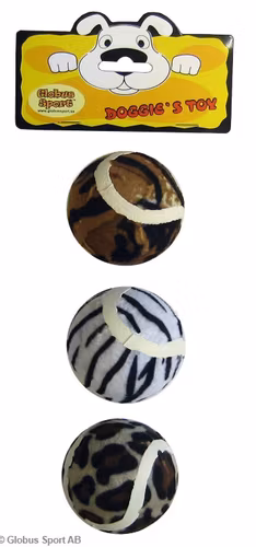 Tennisboll "Jungle" djungelmönstrade. 3-pack.