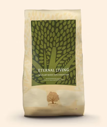 ESSENTIAL ETERNAL LIVING 10 kg. 90 % växtbaserat och 100 % (ovo) vegetariskt