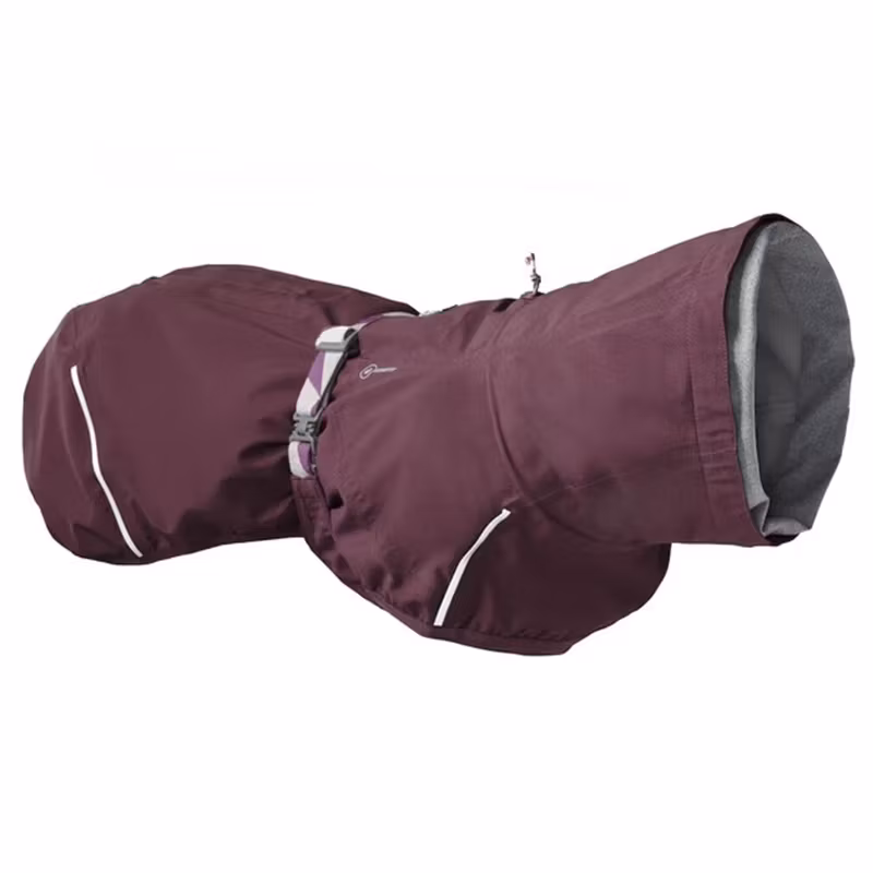 Hurtta Rainwear Mudventure Coat ECO  Hundjacka Stl. 25 - 65 cm Eggplant