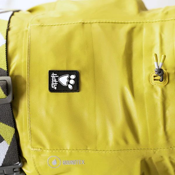 Hurtta Rainwear Mudventure Reflective ECO Hundjacka Stl. 25 - 65 cm Turmeric
