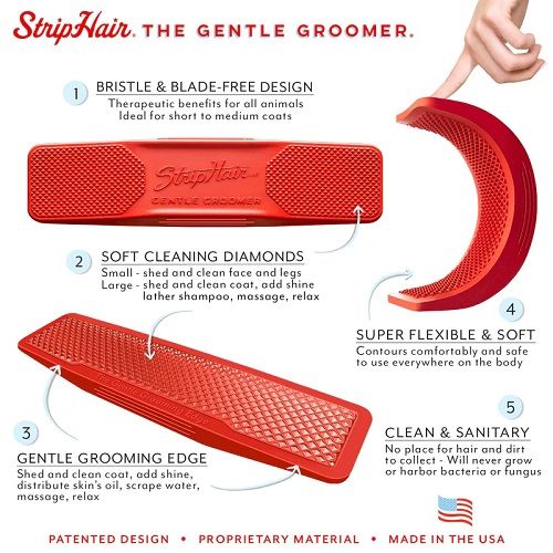 StripHair Gentle Groomer for Pets