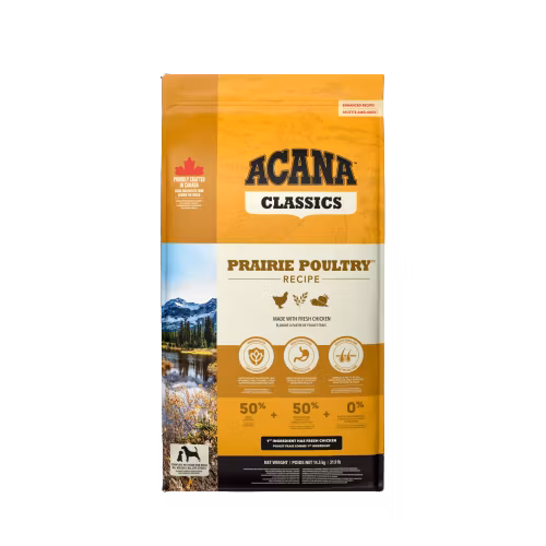 Acana Dog Classic Prairie Poultry- kyckling,kalkon,ägg- spannmålsfritt