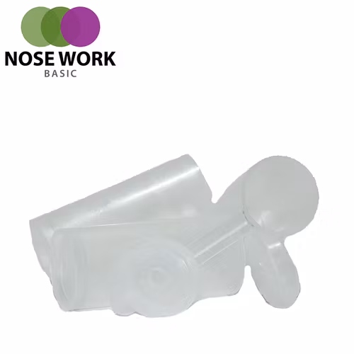 Nose Work Behållare XS med hål. Diameter 18 mm Nosework