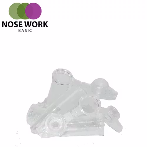 Nose Work Behållare XXS med hål. Höjd 32 mm Nosework