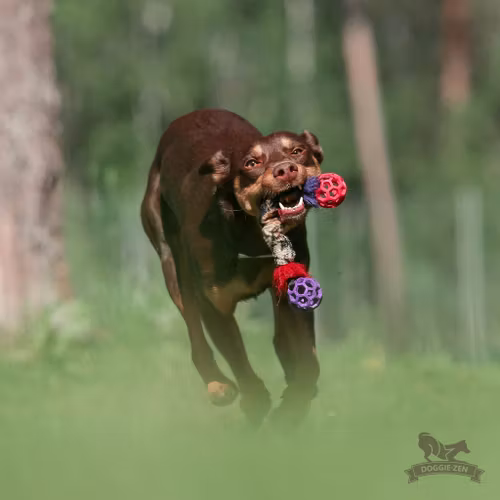 Elastisk prasselraketboll ca 28 cm