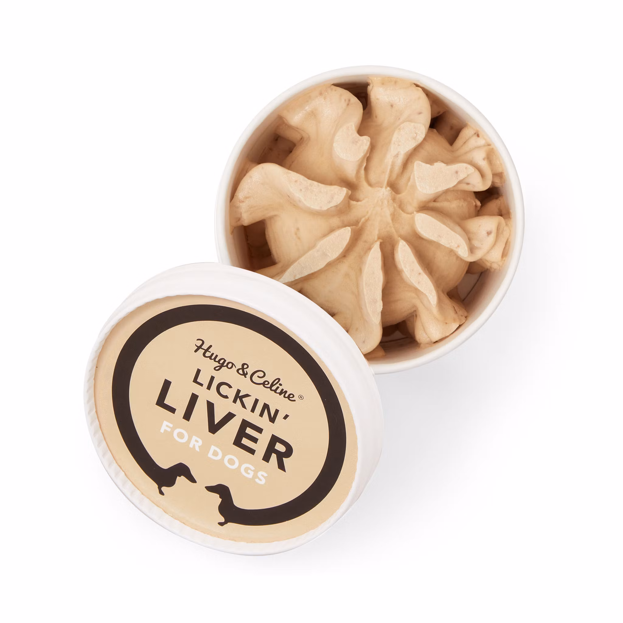 Hugo & Celine HUNDGLASS: LICKIN LIVER Oxleversmak 120g SKICKAS EJ!
