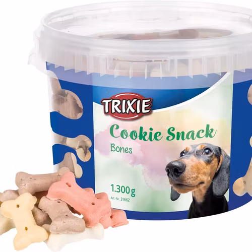 Hundkex, Cookie Snack Bones, 1,3 kg plasthink
