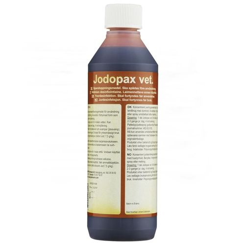 Jodopax®Vet. Desinfektionsmedel till djur 500 ml