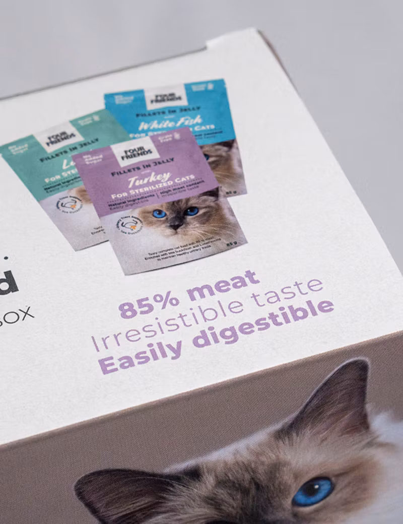 Four Friends Sterilized in Jelly Mix 12-pack