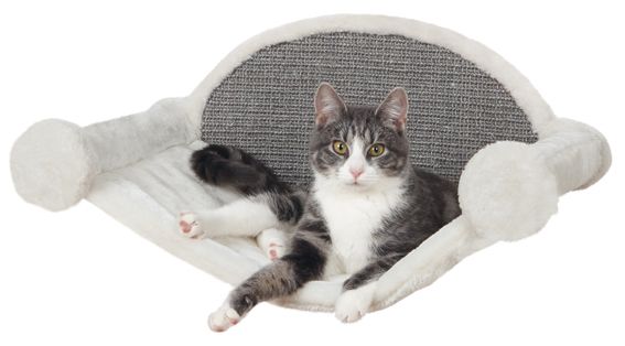 Hammock för väggmontering, 54×28×33 cm, cream