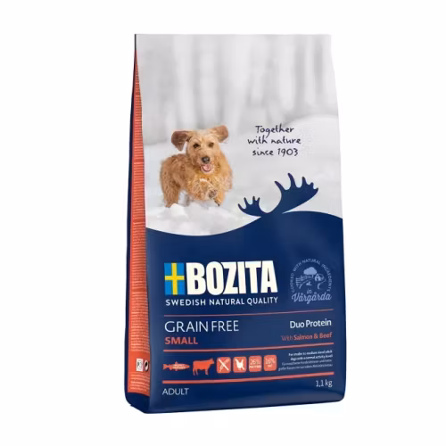 Bozita Grain Free Small Salmon & Beef-små vuxna hundar 3,5 kg Spannmålsfritt