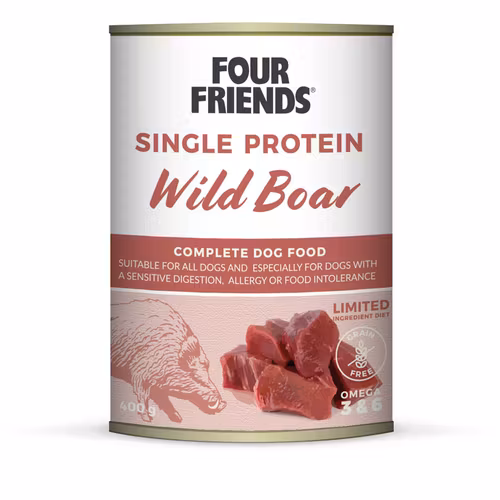 Four Friends Single Protein Wild Boar 400 g