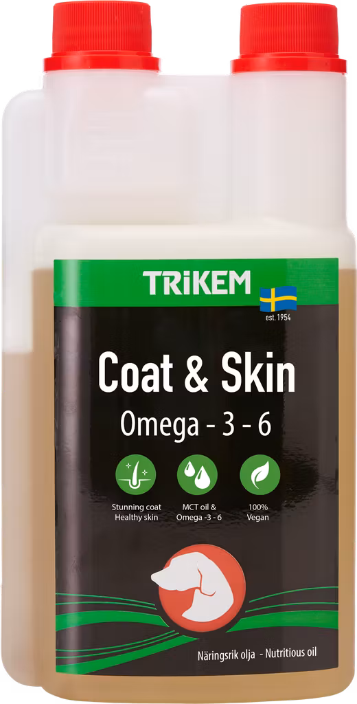 Trikem Coat & Skin 500 ml- Näringsrik olja för hud och päls