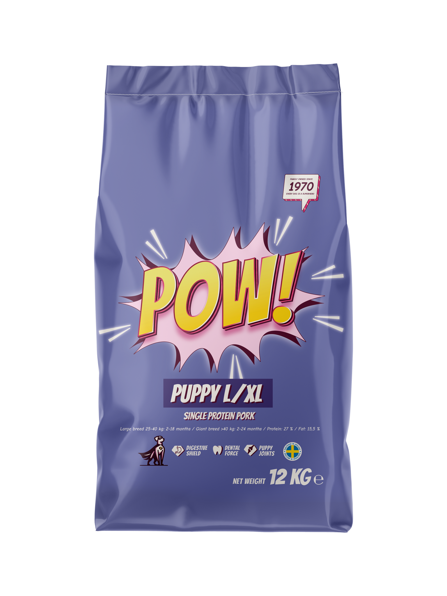 POW Puppy Large/X-large 2 kg/12 kg