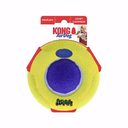 KONG Airdog Squeaker Saucer M/L 23x16,5x6,5cm Flerfärgad