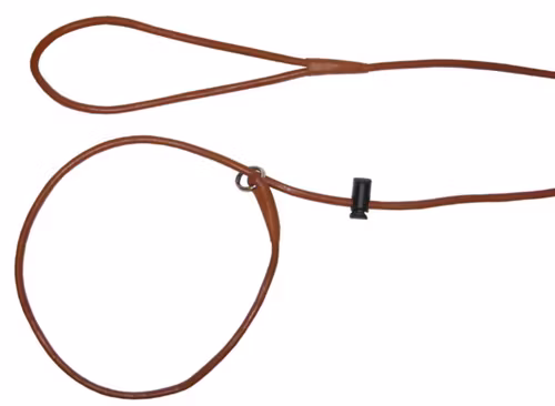 RETRIEVERKOPPEL Läder. 220cm x 4mm