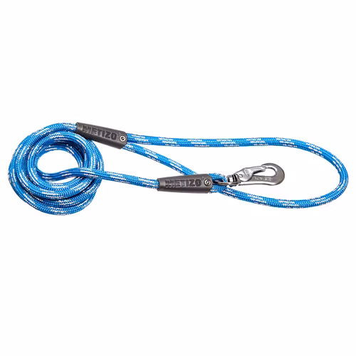 Metizokoppel med reflex 180cm Turkos Runt (6mm)