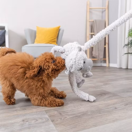 Be Eco Apa, återvunnen plysch med ljud. 40 cm