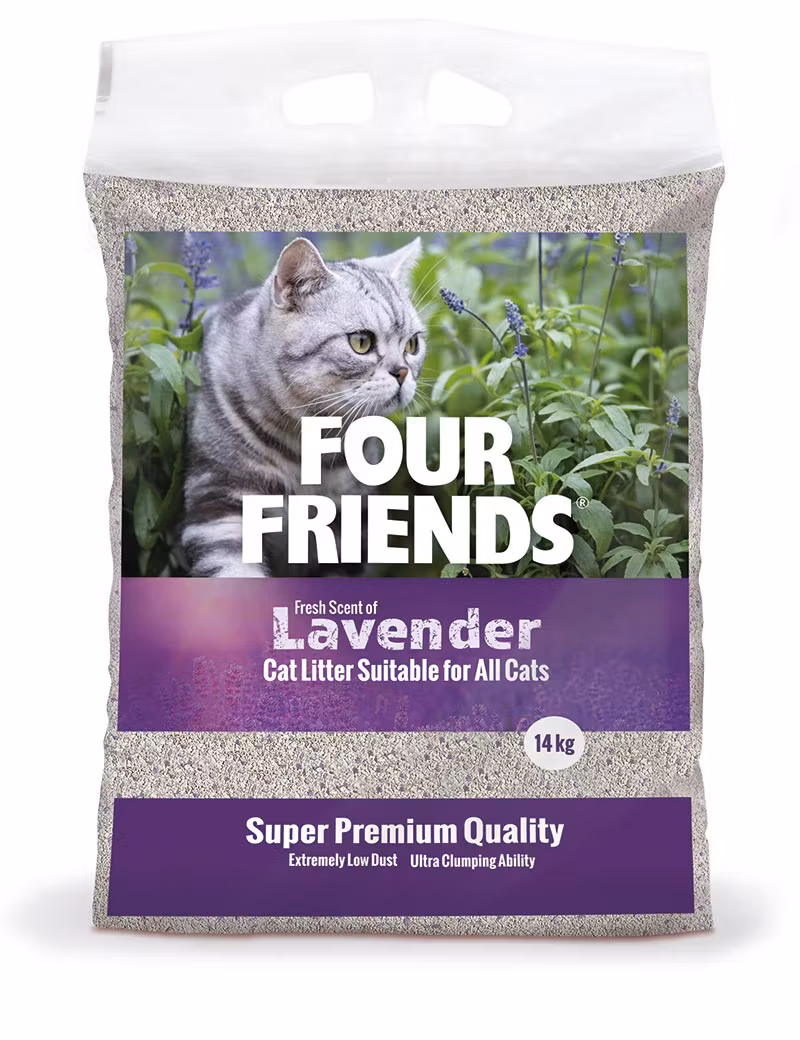 Four Friends Lavender kattsand 14 kg