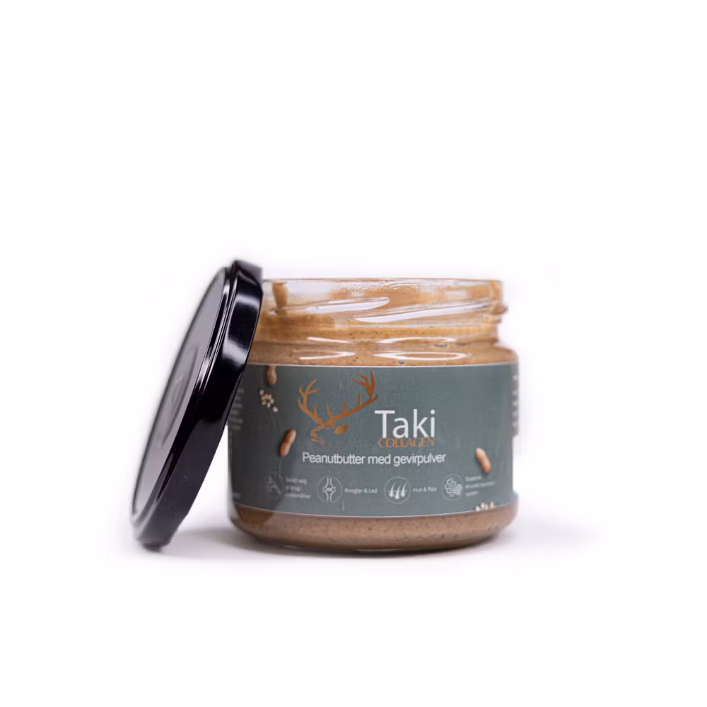 Taki Collagen - Jordnötssmör med Hornpulver 300g