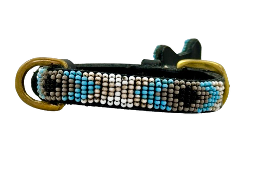 Zinj Design Halsband Bracelets turquiose. Handgjort av vegetabiliskt läder