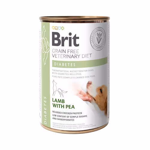 Brit Grainfree Veterinary Diets Diabetes - lamm o ärtor, 400 g