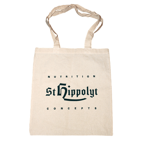 St. Hippolyt Tygpåse med logga och långa handtag