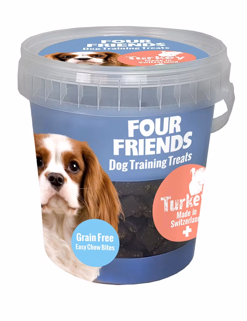 Four Friends Dog Training Treats Turkey Spannmålfritt 400g