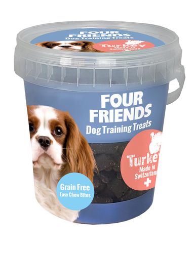 Four Friends Dog Training Treats Turkey Spannmålfritt 400g