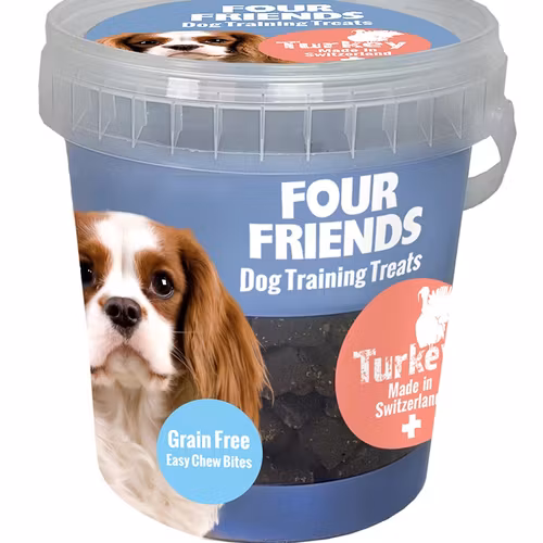 Four Friends Dog Training Treats Turkey- kalkon. Spannmålfritt 400g