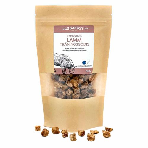 TassaFritt Naturligt Hundgodis - Promenad & Träning - Lamm 80 gr