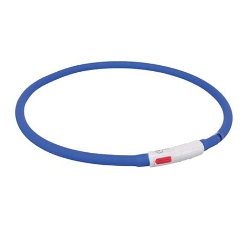 Trixie Blinkhalsband LED med USB-laddare - blå